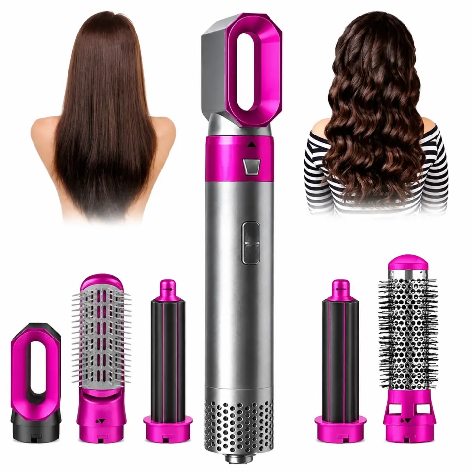 5-in-1 Hot Air Styler Hair Dryer Brush Set - image 3