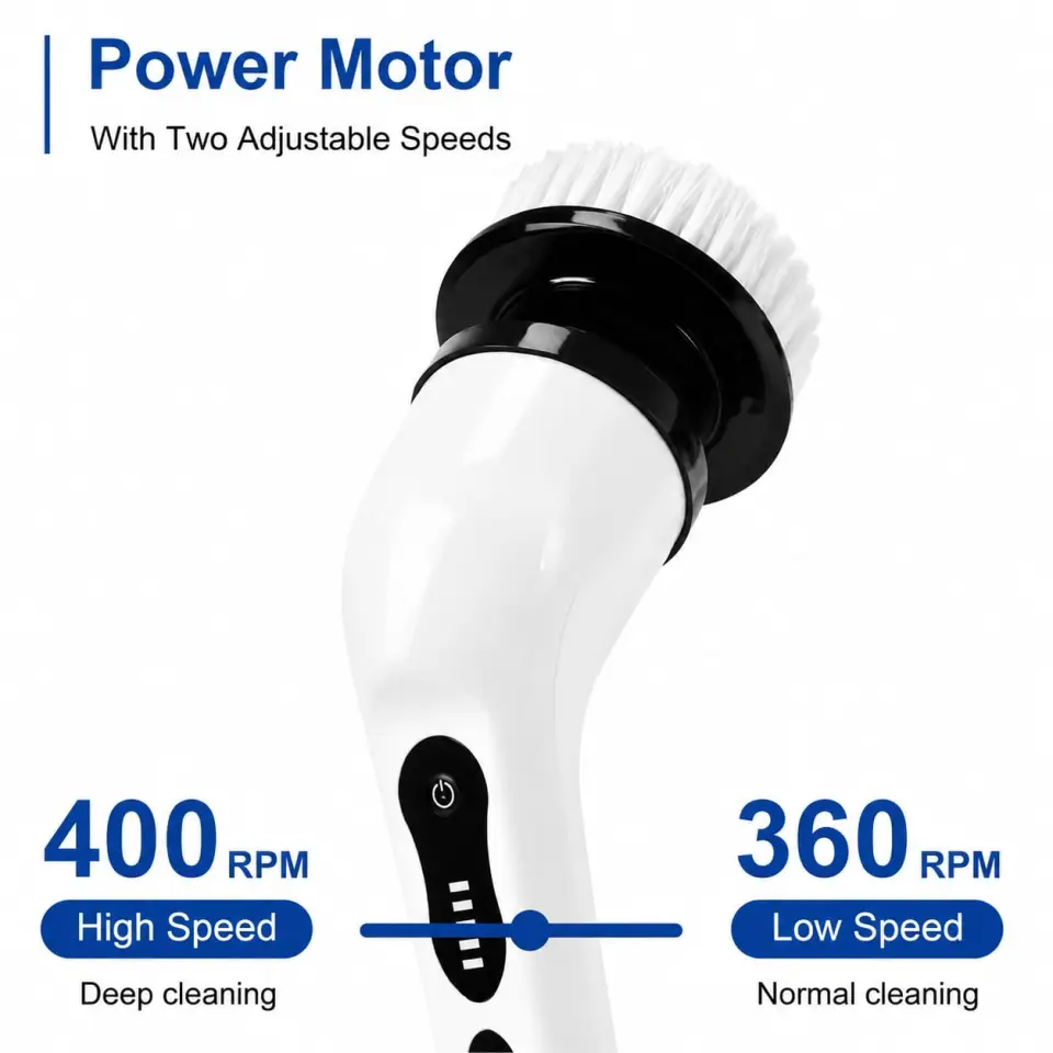 7-in-1 Electric Cleaning Brush – 25W Multi-Purpose Scrubber - image 3