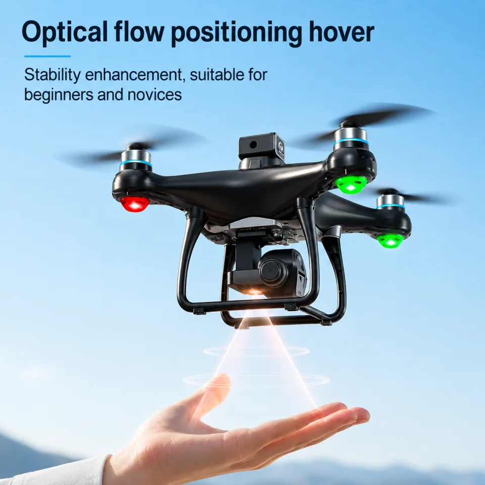8K Smart GPS Drone with Optical Flow Hover, Dual Camera & Screen Remote Controller - image 3