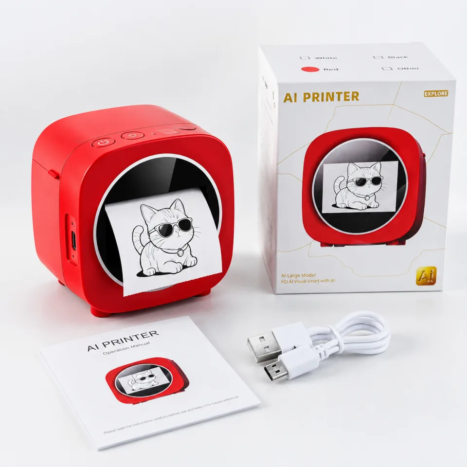 AI Smart Voice-to-Image Mini Printer for Kids - image 4