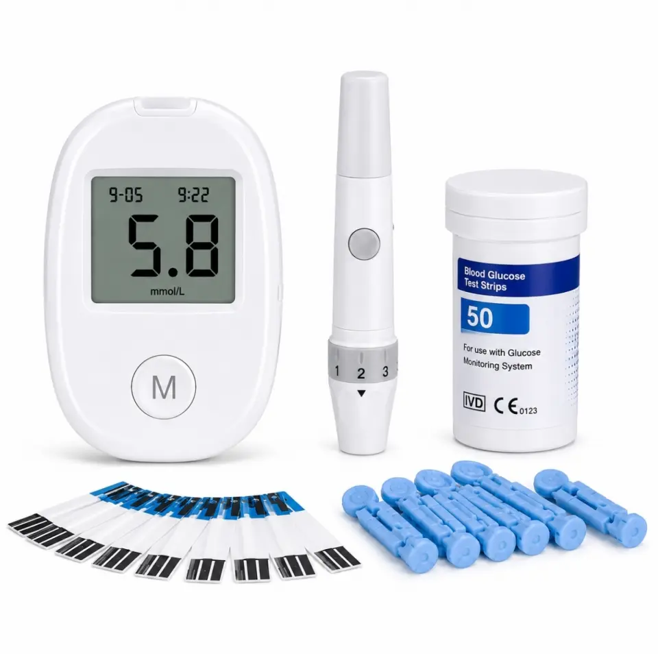 Complete Health Care Kit – Thermometer, Blood Pressure Monitor, Glucose Meter & Mesh Nebulizer - image 5
