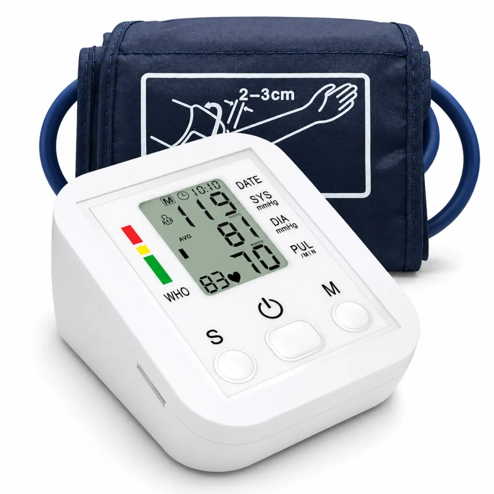 Automatic Digital Upper Arm Blood Pressure Monitor with LCD Display