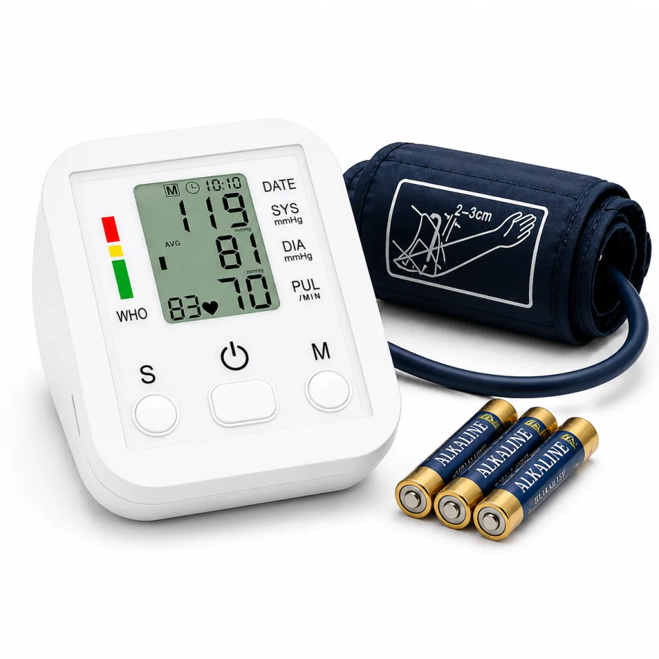 Automatic Digital Upper Arm Blood Pressure Monitor with LCD Display - image 2