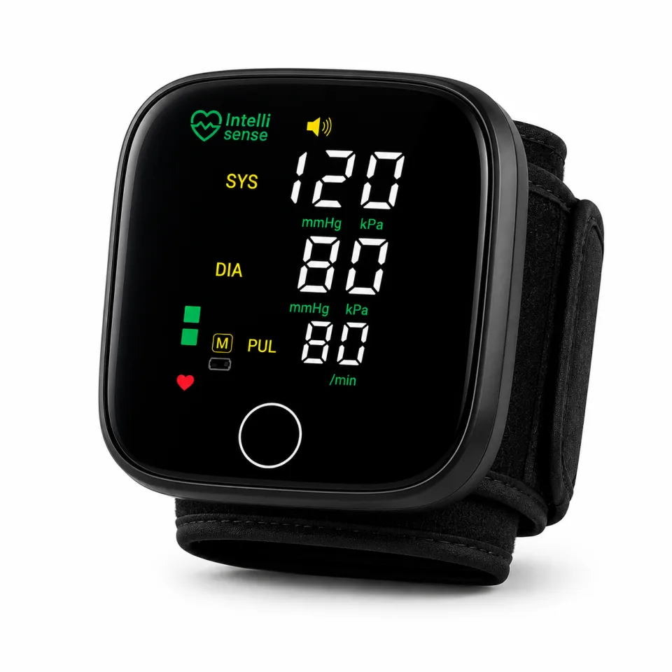 FASTCARE Smart Wrist Blood Pressure Monitor with Voice Guidance & Rechargeable Battery - image 3
