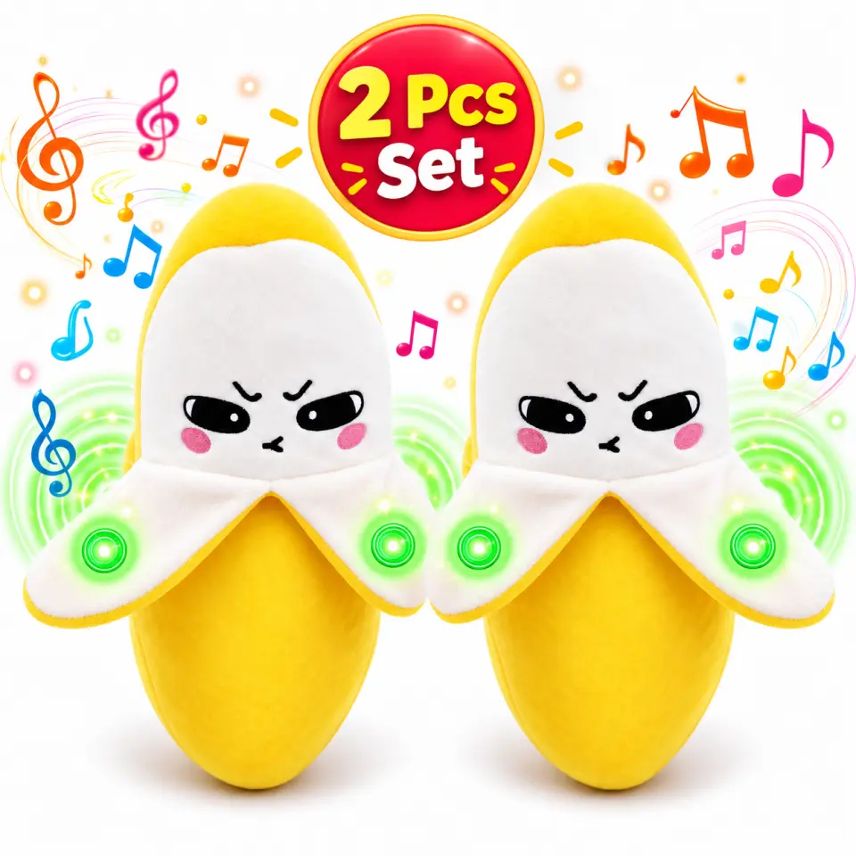 Grumpy Banana Musical Plush Toy