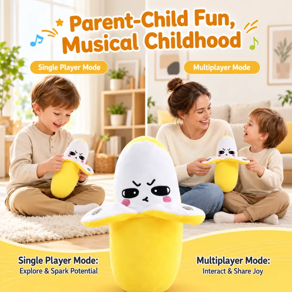 Grumpy Banana Musical Plush Toy - image 2