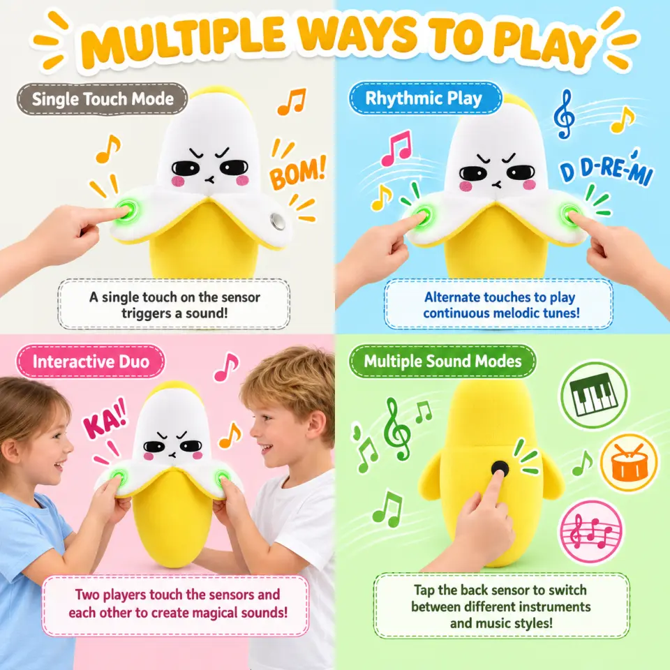 Grumpy Banana Musical Plush Toy - image 4