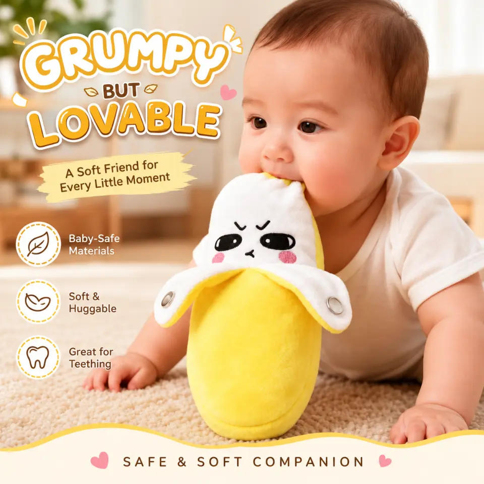 Grumpy Banana Musical Plush Toy - image 5