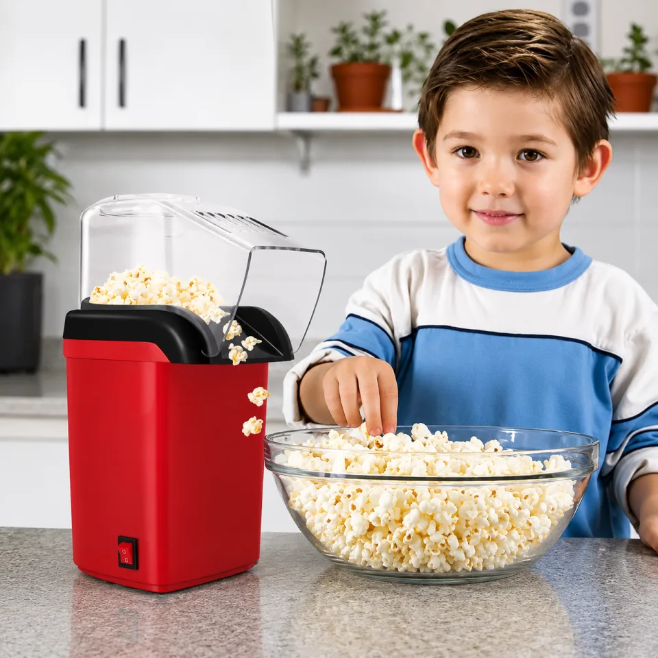Mini Electric Hot Air Popcorn Maker Machine - image 3