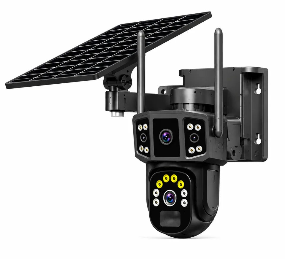 iHome 08 Solar 4G LTE PTZ Smart Security Camera with Dual Lens & Solar Panel - image 2