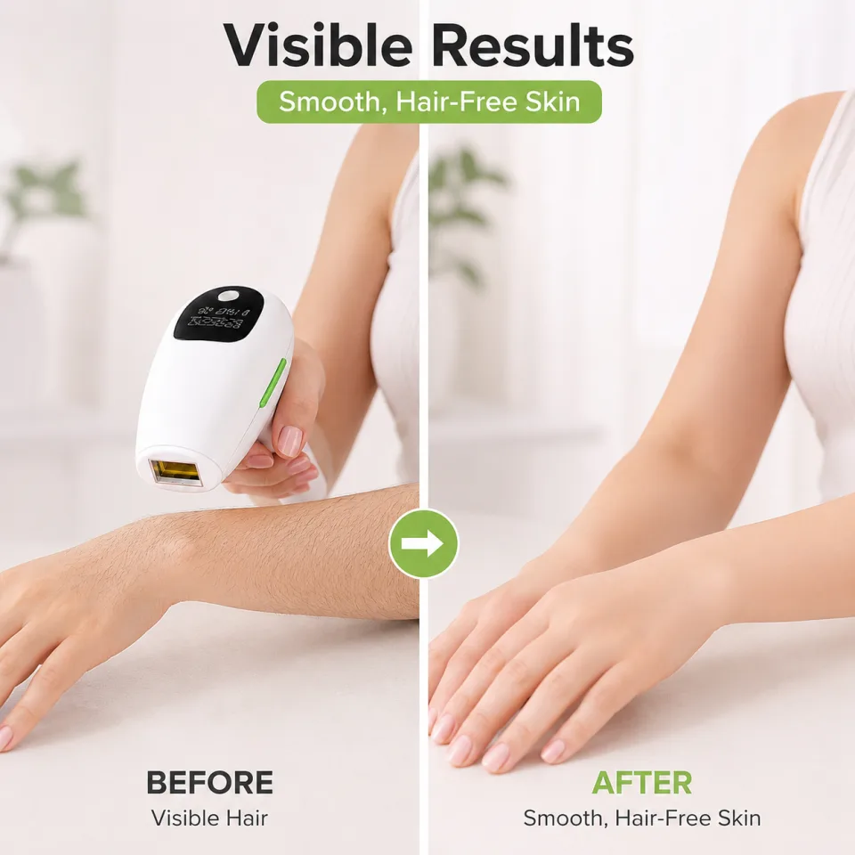IPL Laser Hair Removal Device – Permanent Hair Reduction (UK White) - image 3