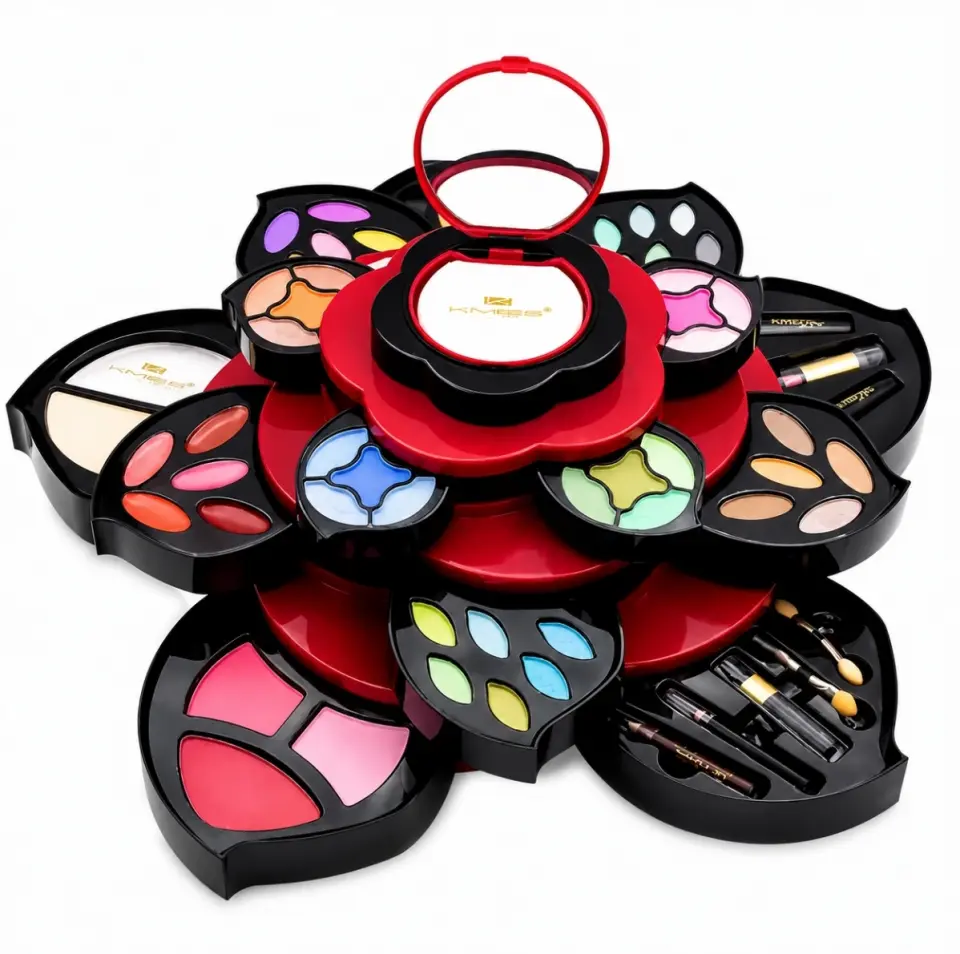 KMES Professional Flower Makeup Kit – Vitamin E All-in-One Cosmetic Set - image 3
