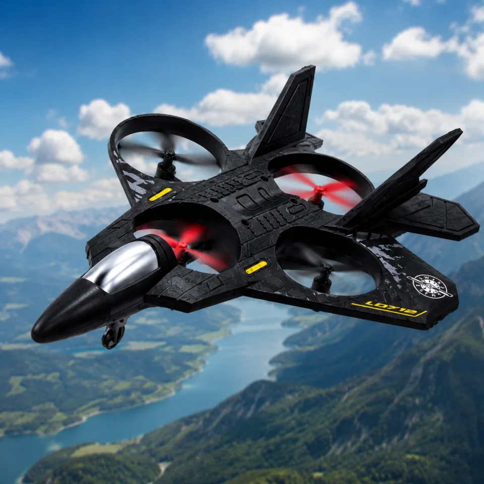 L0712 Fighter Jet RC Drone with Remote Controller - image 3