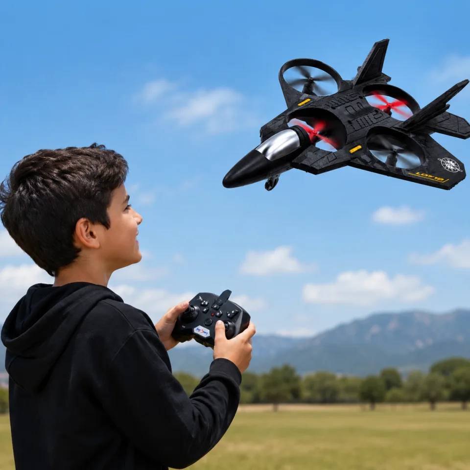 L0712 Fighter Jet RC Drone with Remote Controller - image 4