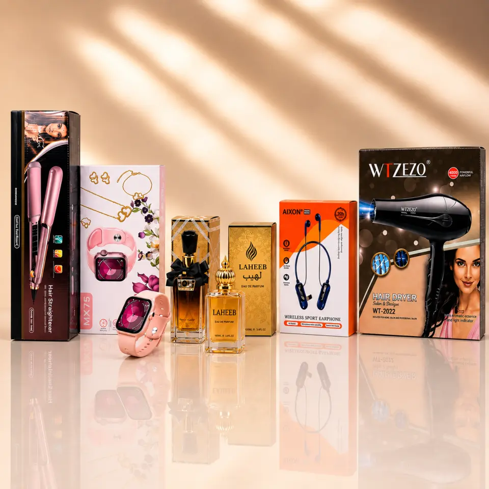 6-in-1 Ladies Beauty, Perfume & Smart Accessories Combo