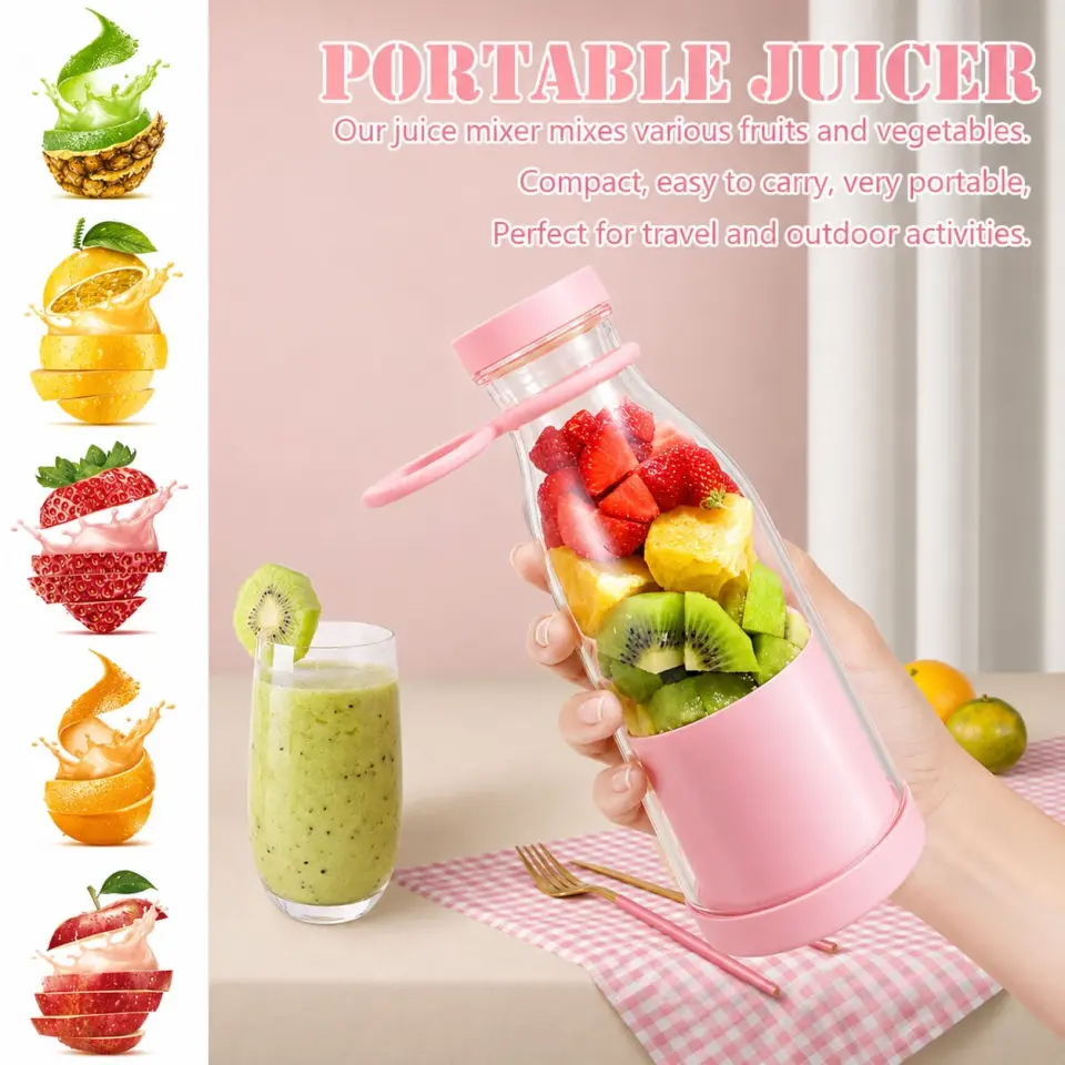 420ML Mini Portable Juice Blender - image 4