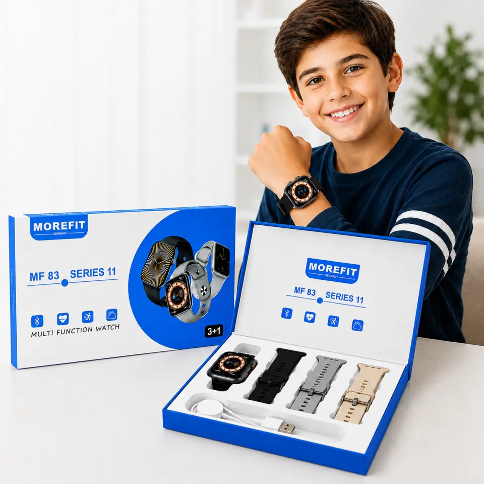 MOREFIT MF83 Series 11 Smart Watch – 3+1 Multi-Function Watch - image 2