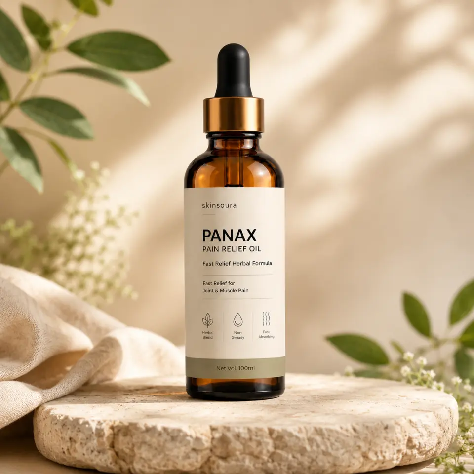 Skinsoura PANAX Pain Relief Oil – Herbal Formula 100ml - image 2