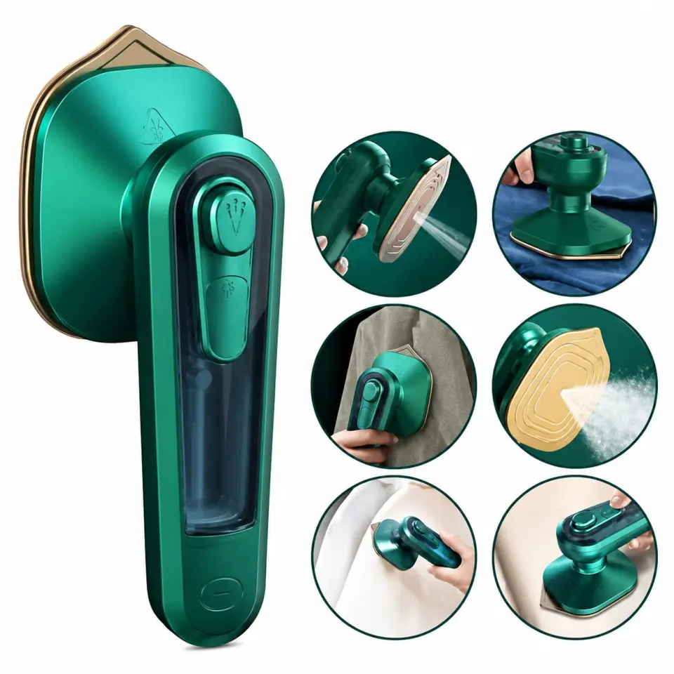 Portable Mini Steam Iron – Compact Travel Garment Iron - image 4