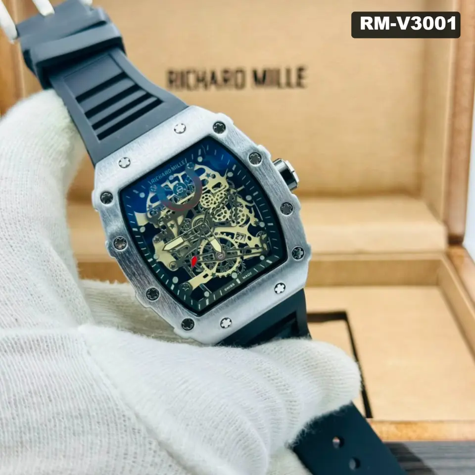 RM-V30 Multicolor Skeleton-Style Watch