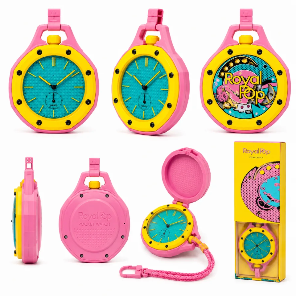 Royal Pop Colorful Silicone Pocket Watch - image 3