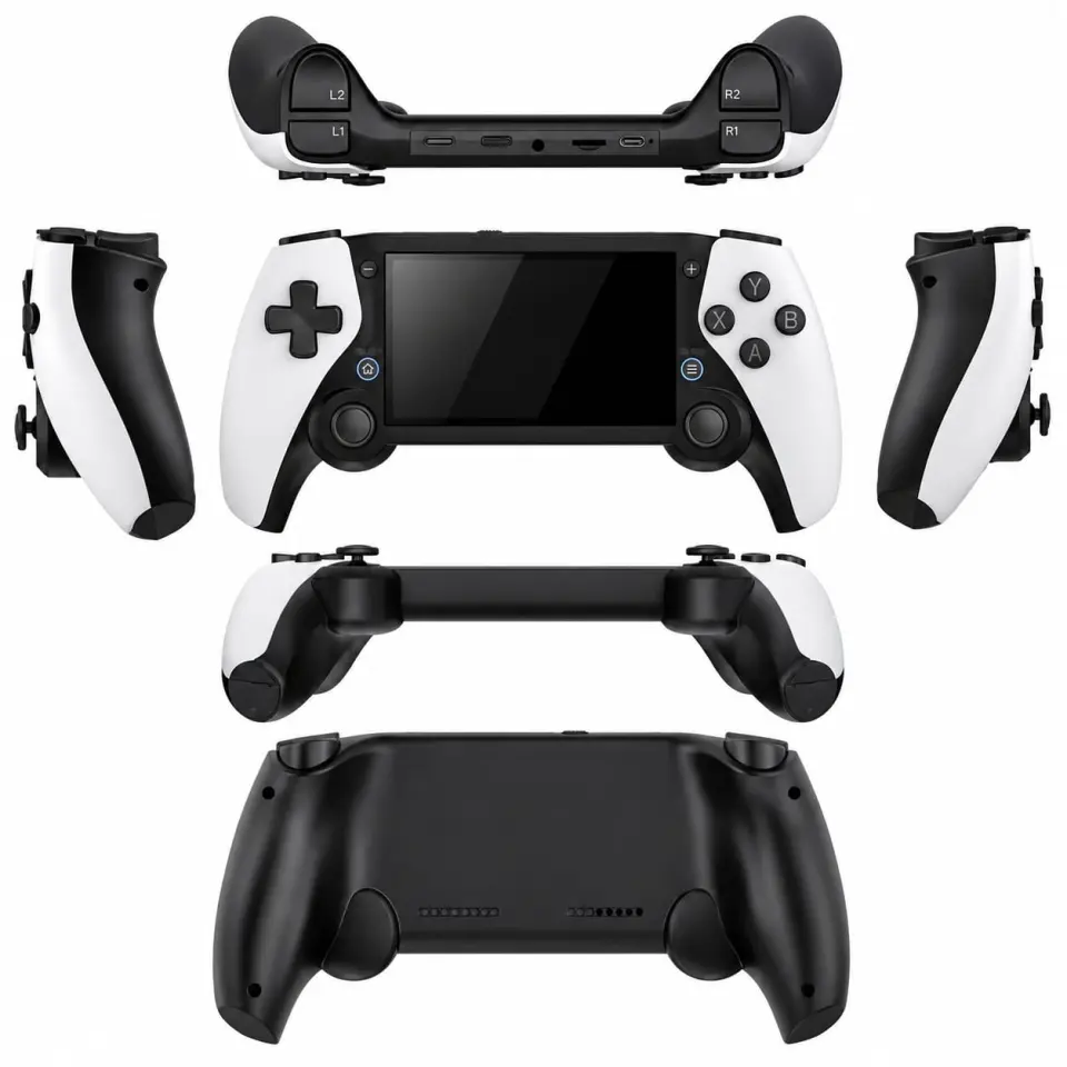 SF3500 Plus 5-Inch Handheld Game Console with Dual Controllers - image 4