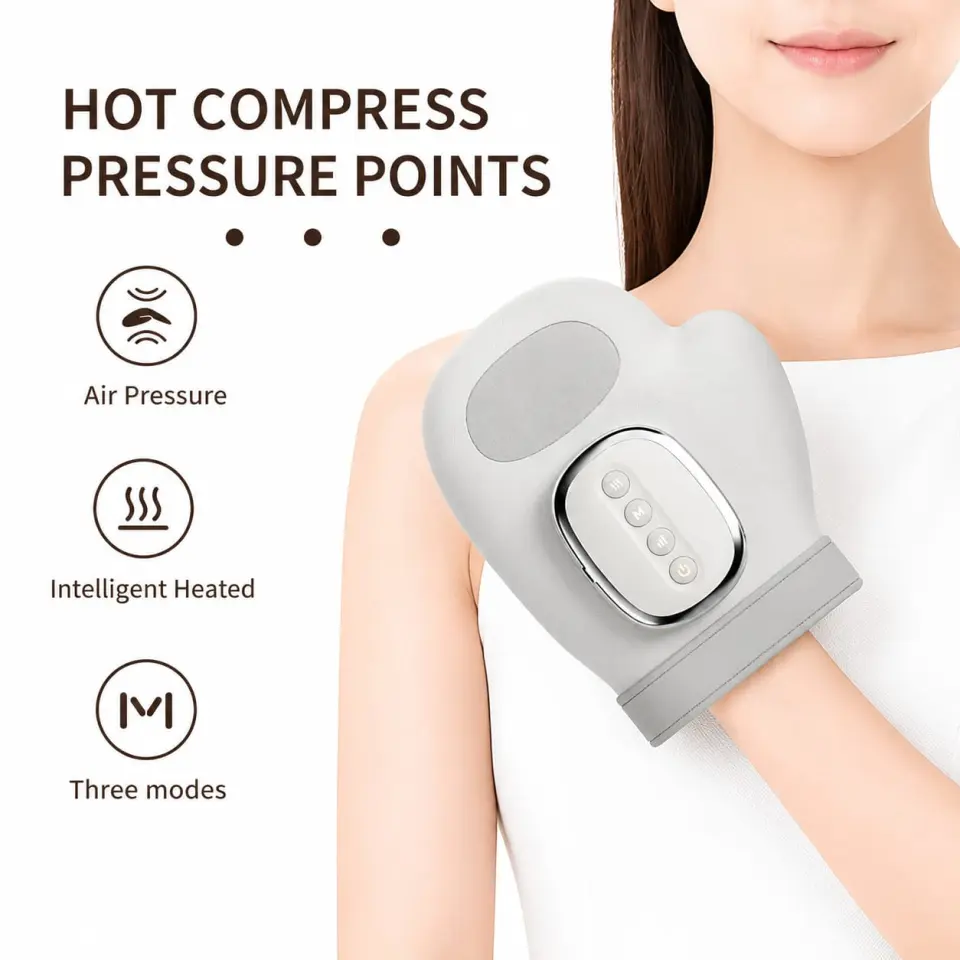 Smart Hand Massager with Heat Compression - image 4