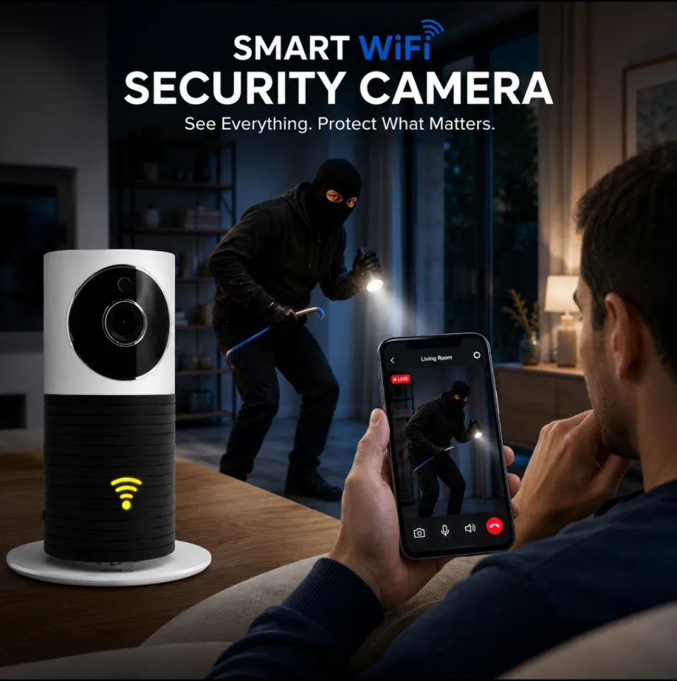 Smart WiFi Home Security Camera with HD Live View & Motion Detection - image 3