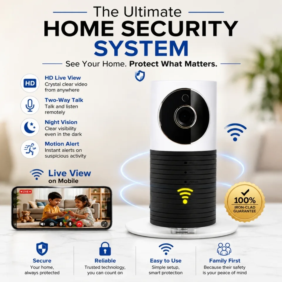 Smart WiFi Home Security Camera with HD Live View & Motion Detection - image 4