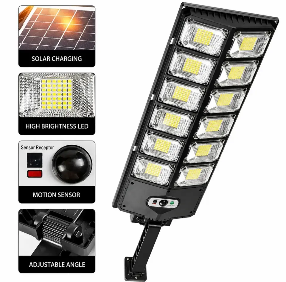 Solar Induction LED Street Lamp with Remote Control - image 4