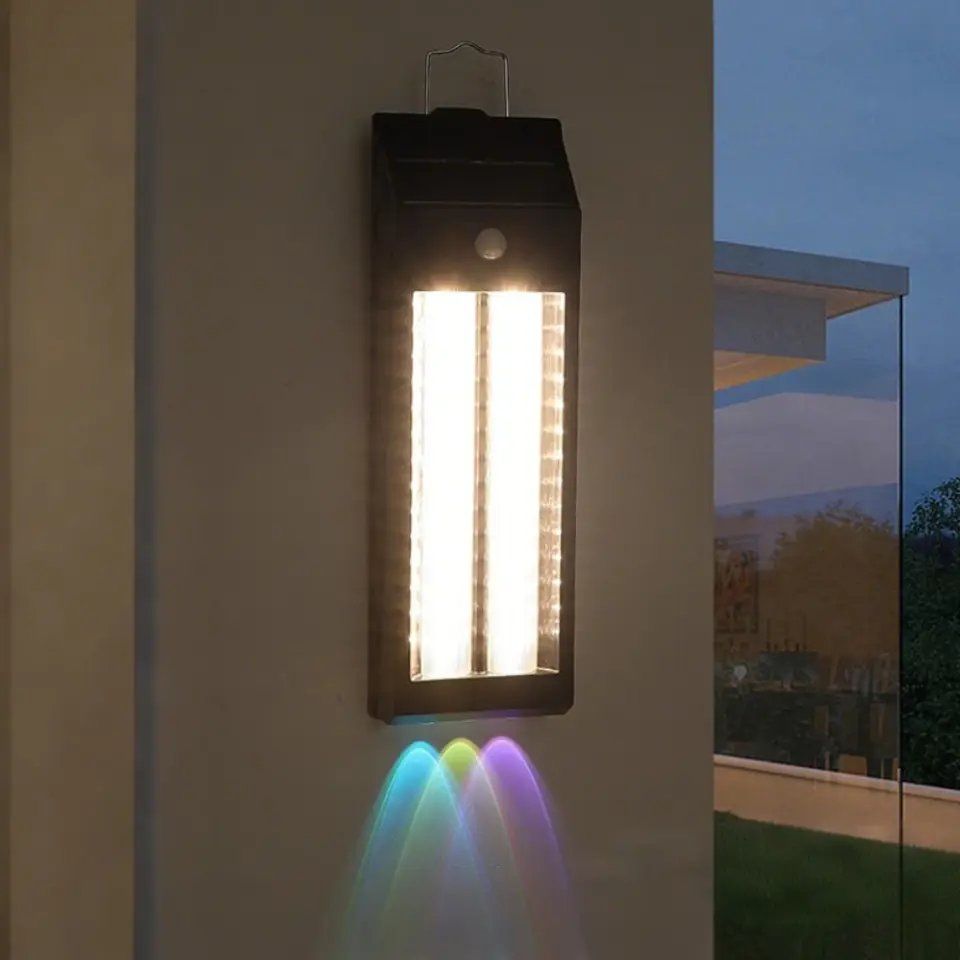 Solar Induction LED Wall Lamp – Automatic Motion Sensor Outdoor Light