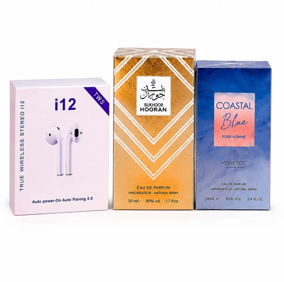 Ultimate Premium Lifestyle Gift Combo – Hair Dryer, Smart Watch, Perfumes & Earbuds - image 4