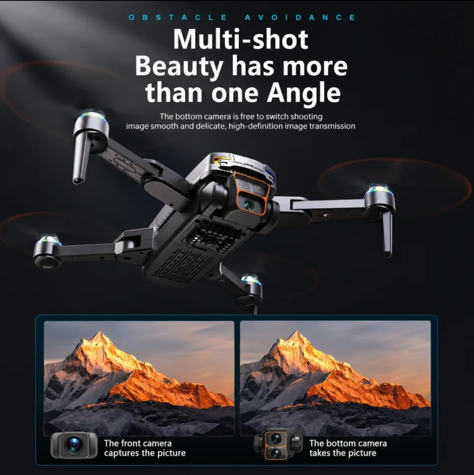 Z2 Pro Brushless HD Dual Camera Drone with Optical Flow Positioning - image 3